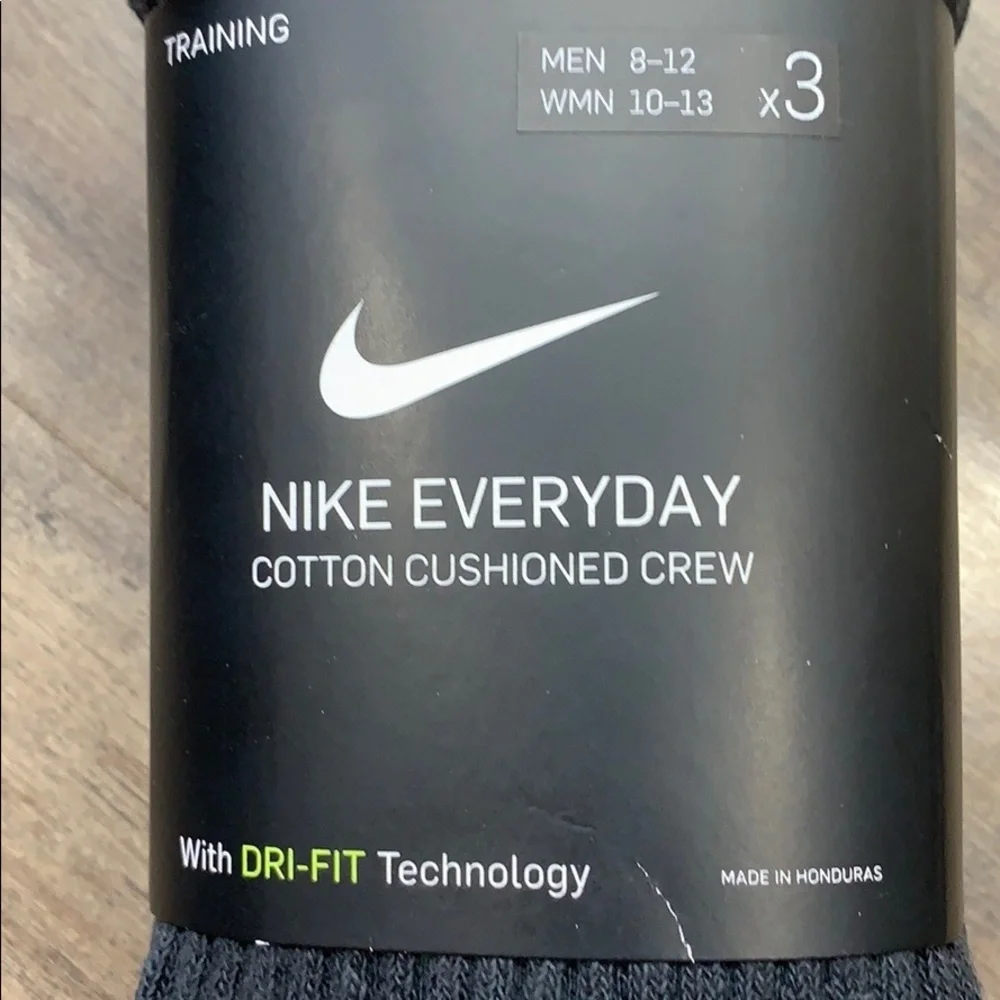 NIKE 3 pairs EVERYDAY COTTON CUSHIONED CREW Men’s SOCKS 3 pairs socks set